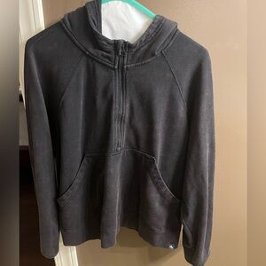 L JoyLab Classic Black vintage dye Hoodie